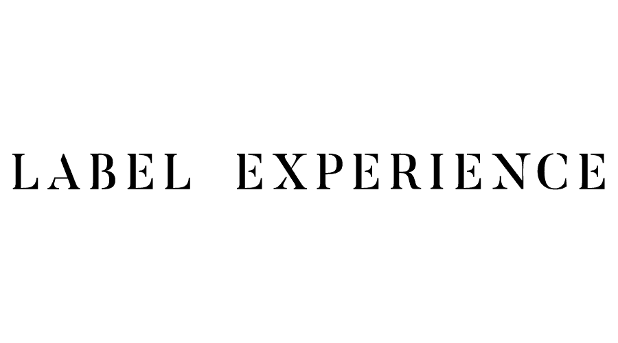 label experience logo vector