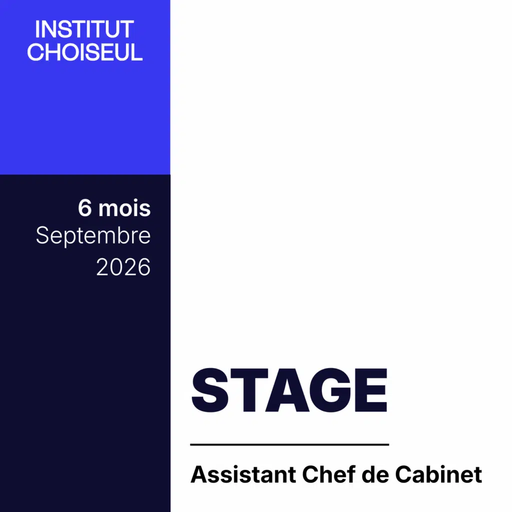 institut choiseul assistant chef de cabinet